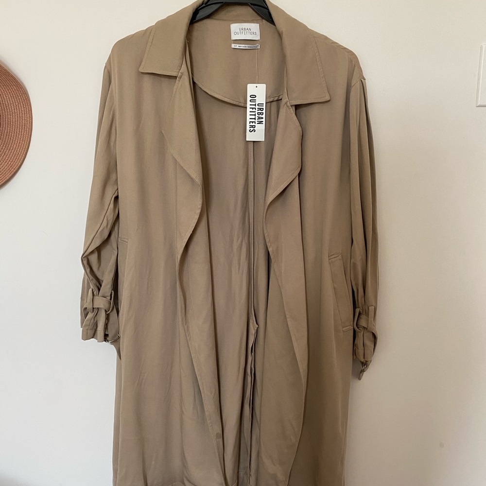 Brand new urban outfitters jasper trench coat